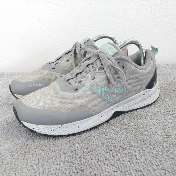 New Balance Nitrel V3 Gray Womens 8.5 WIDE Running Shoes Gray All Terrain Low - Picture 1 of 12